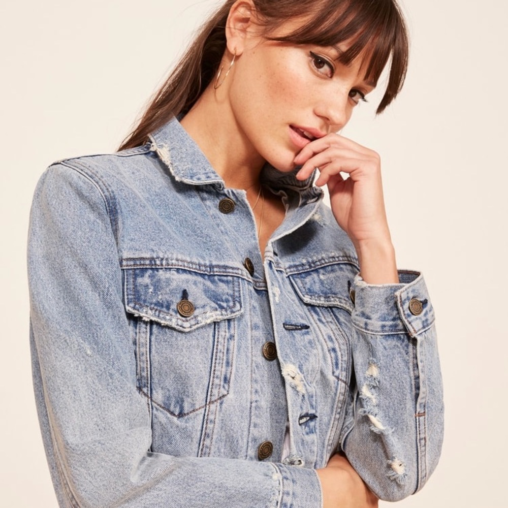 Reformation jean / denim jacket